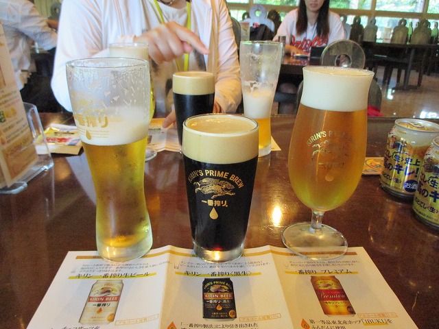 ３種類のビール